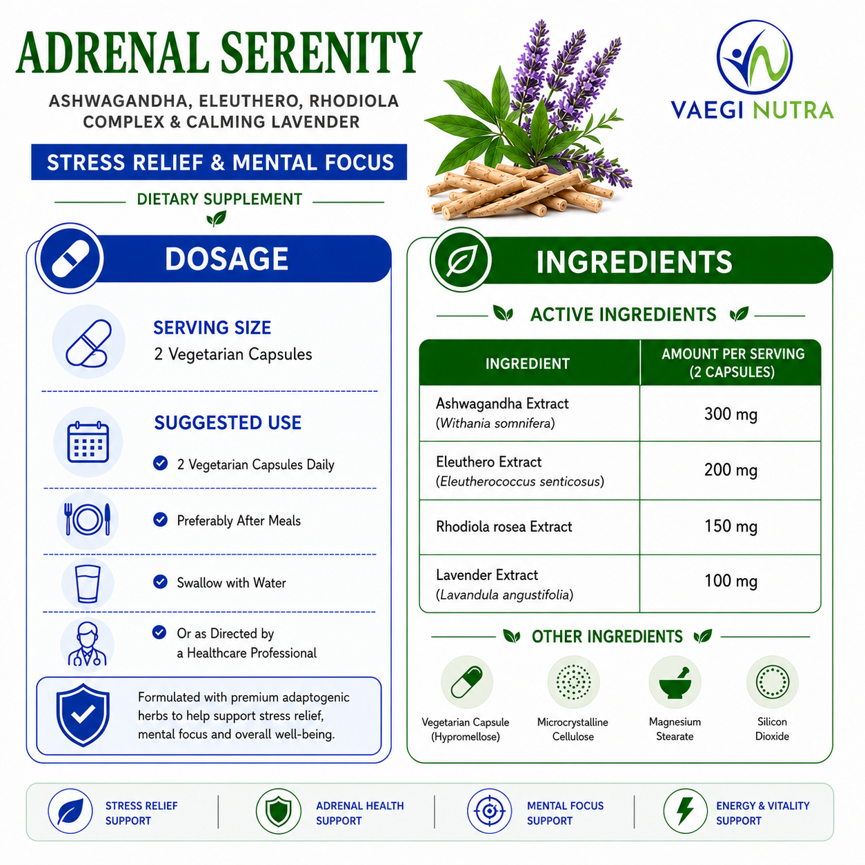 BRAIN ADRENAL SERENITY